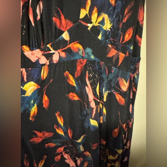 Torrid Supersoft Floral Black Maxi Dress size 2 - Picture 2 of 5